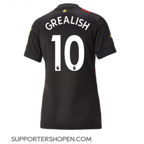Manchester City Jack Grealish #10 Borta Matchtröja Dam 2022-23 Kortärmad